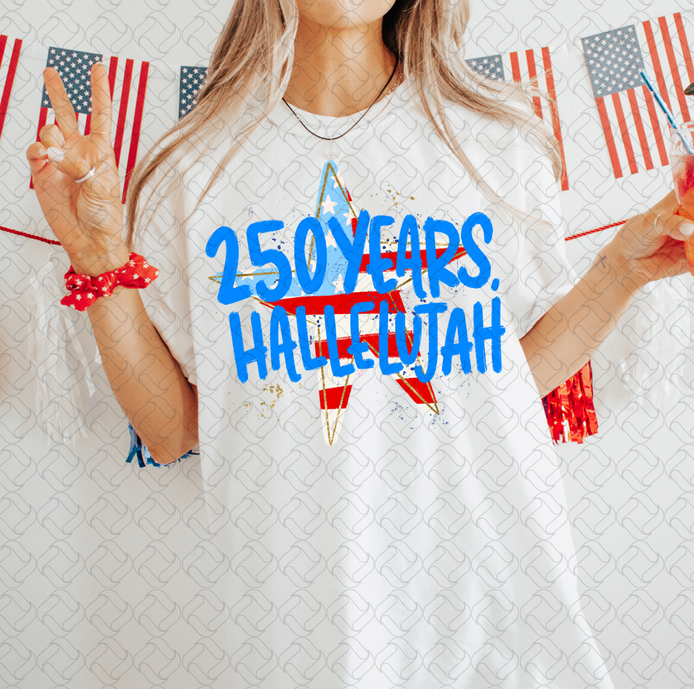 250 years hallelujah flag