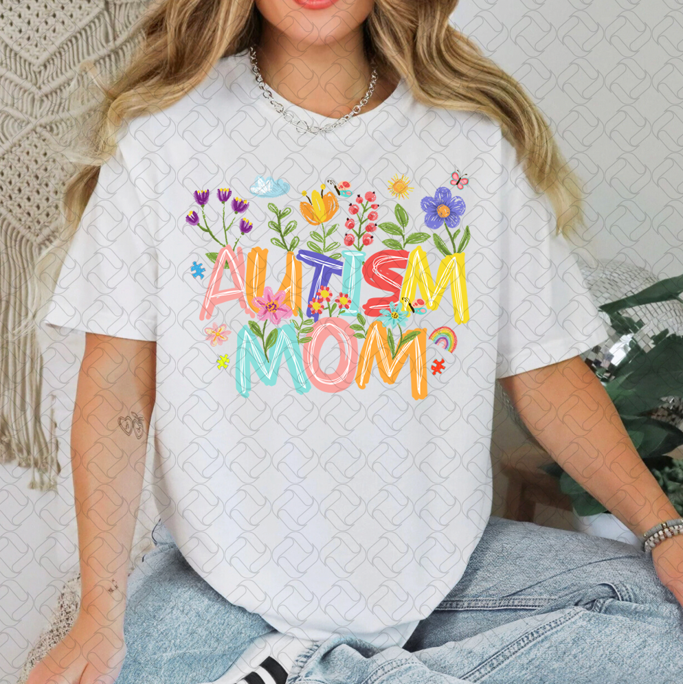 Autism Mom Crayon