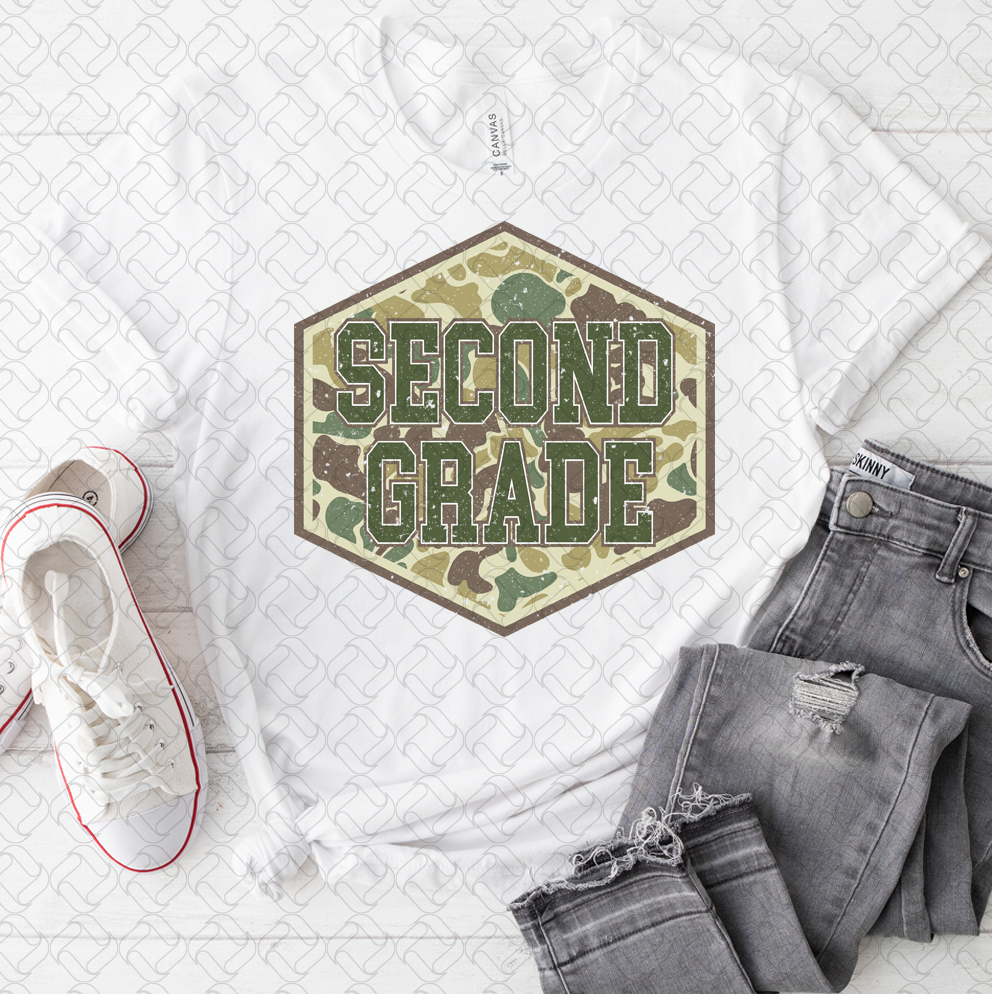 Camo Second Grade Green