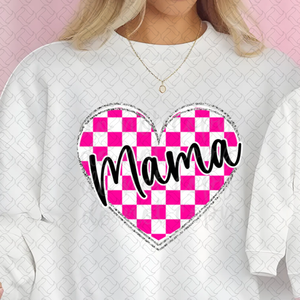 Mama Pink Check