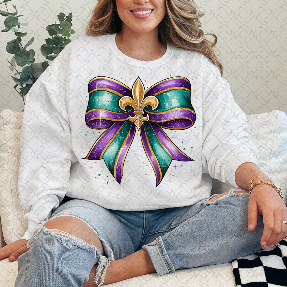Mardi gras coquette bow2