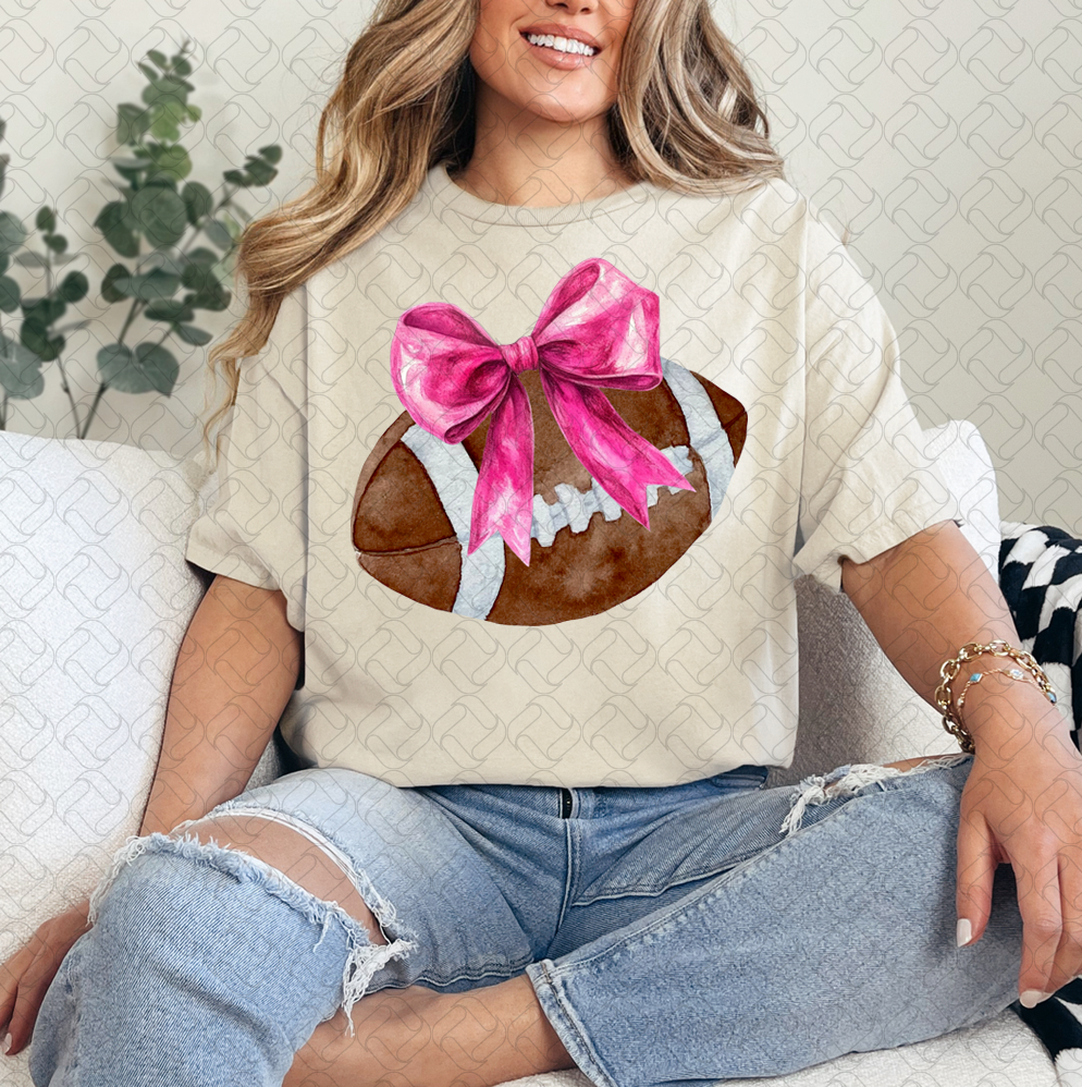Pink Bow Football