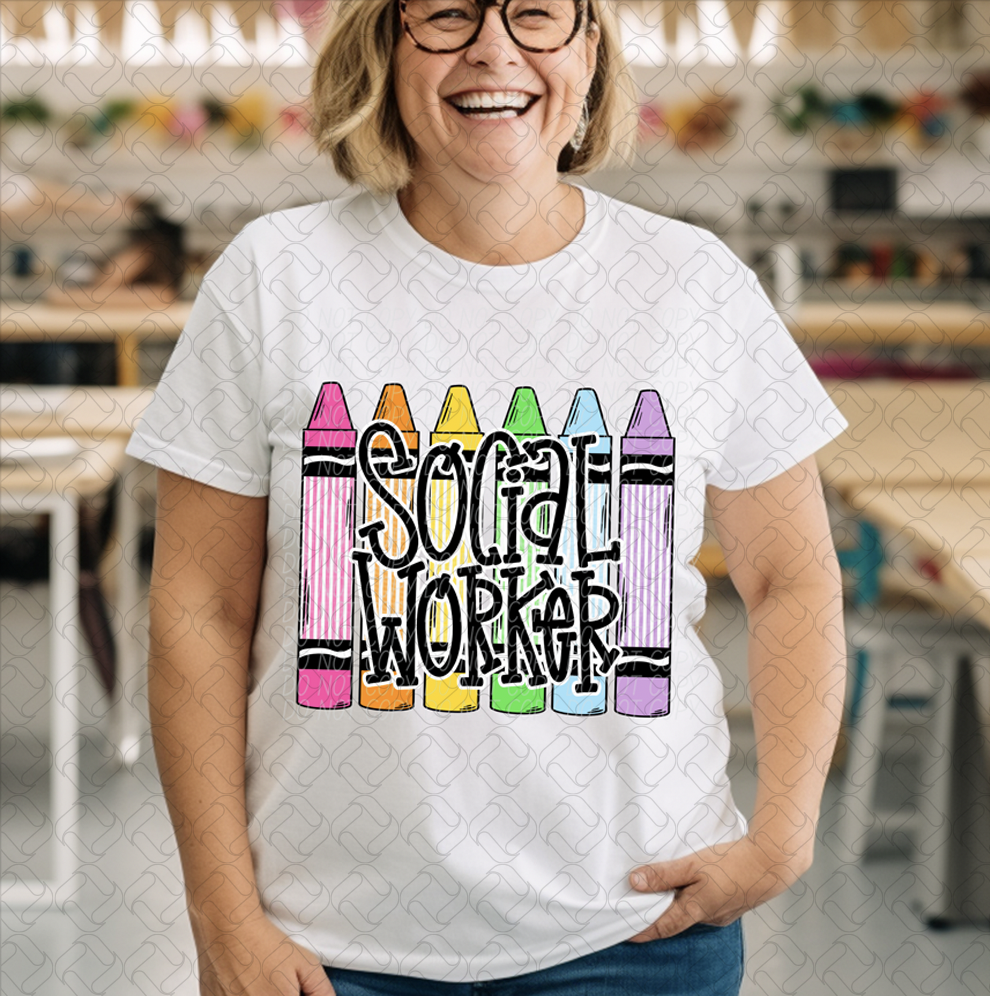 SOCIAL WORKER CRAYON