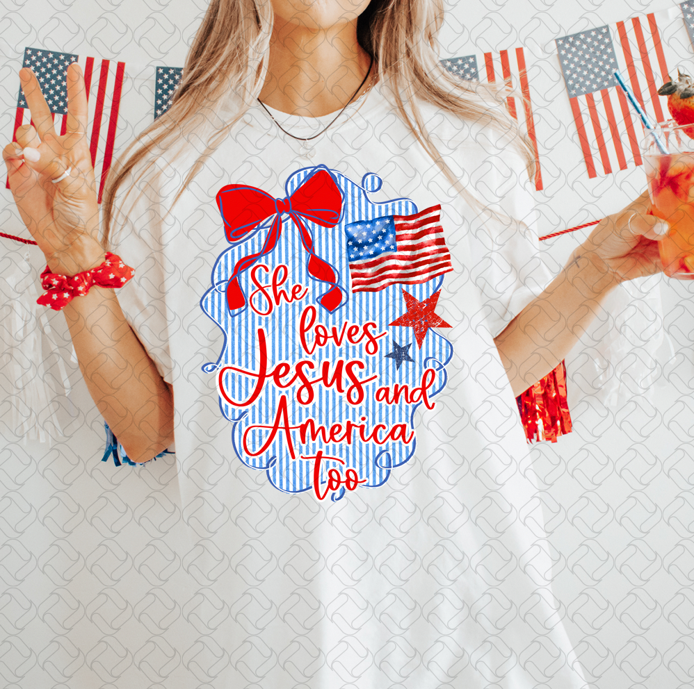 She Loves Jesus and America Too