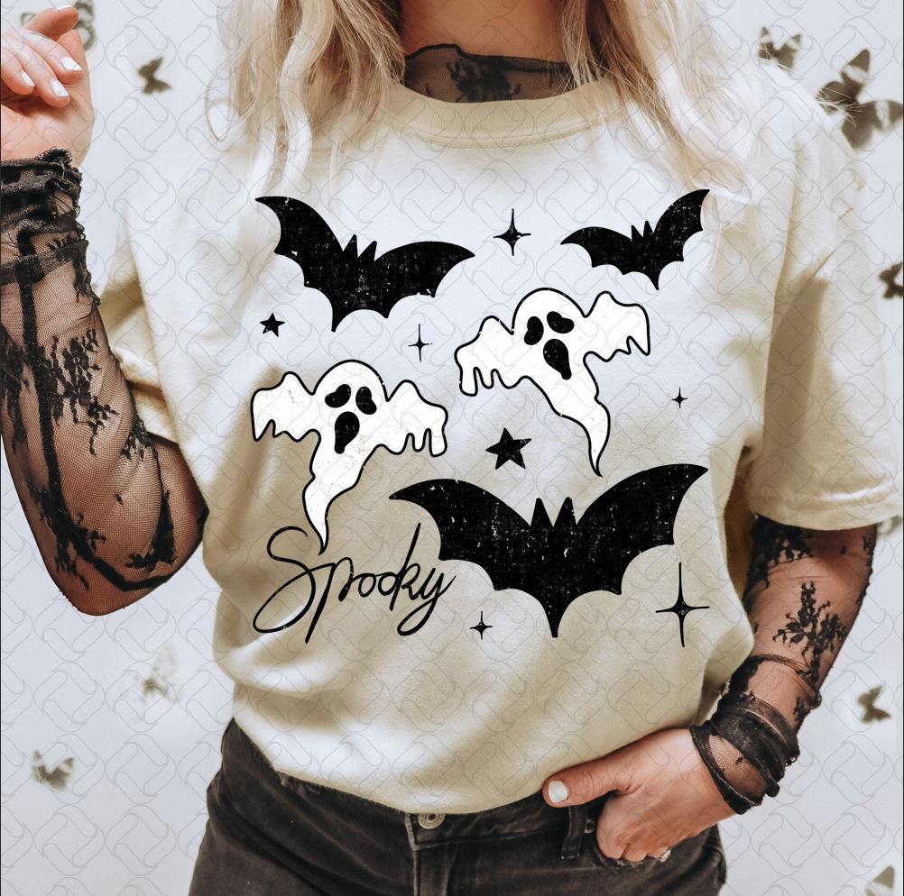 Spooky Black and White