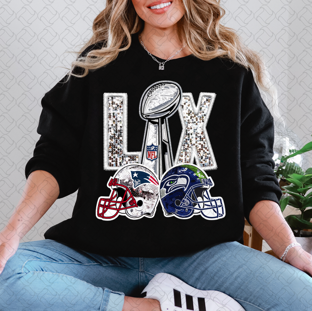 Super B LX Faux Sequin White