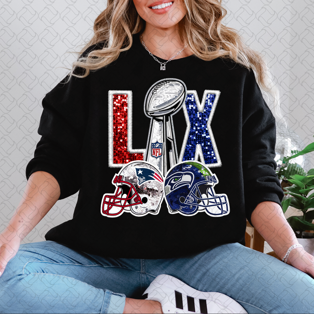 Super B LX Faux Sequin White 2