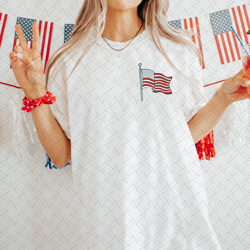 USA Flag Pocket