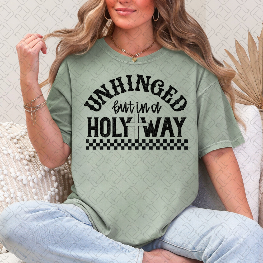 Unhinged in a Holy Way in Black