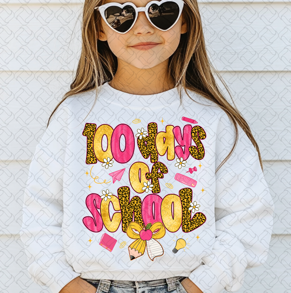 100 Days School leopard