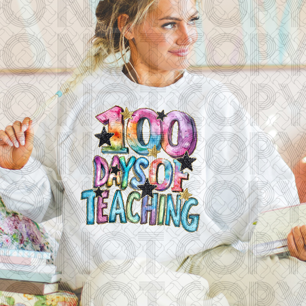 100 days of teaching