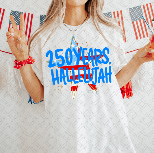 250 years hallelujah flag
