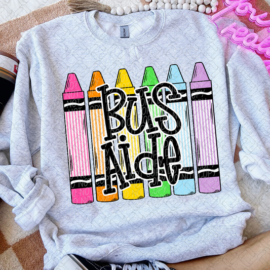 BUS AIIDE CRAYON