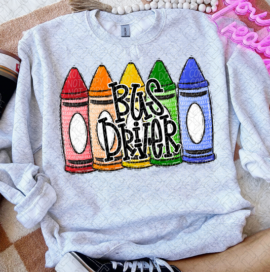 CRAYON BUS DRIVER