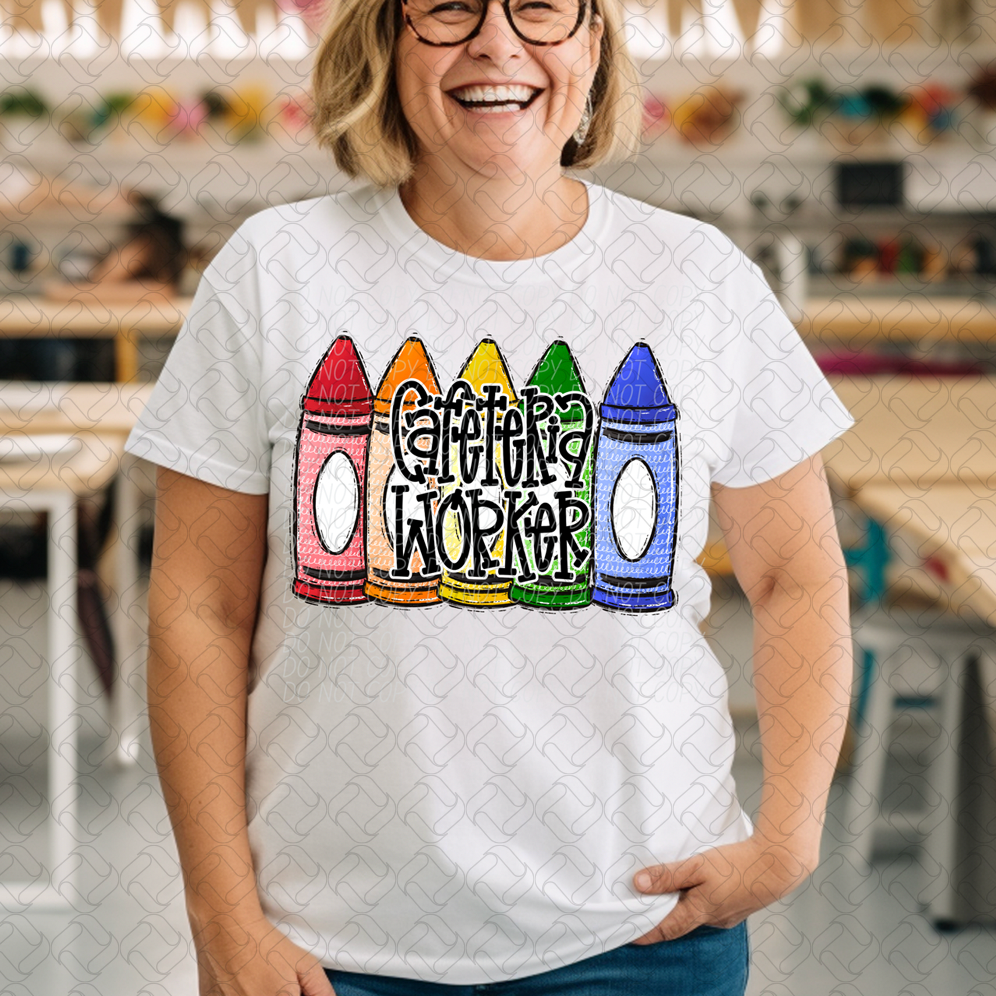 CRAYON CAFETERIA WORKER