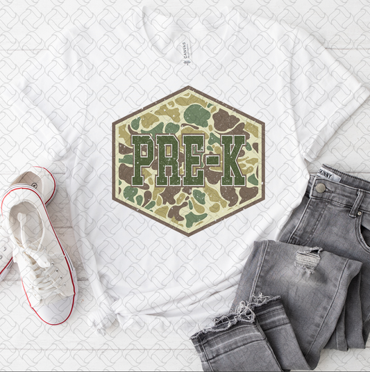 Camo PreK Green