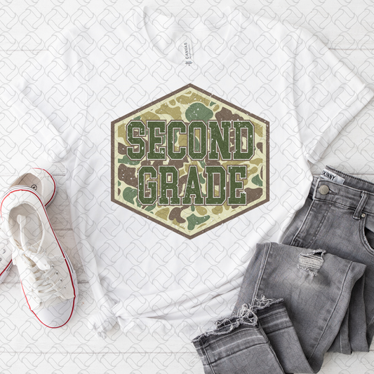 Camo Second Grade Green 