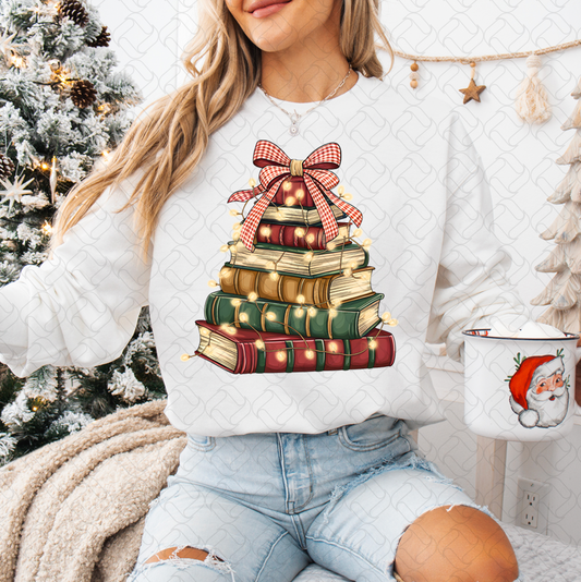 Christmas Book Tree