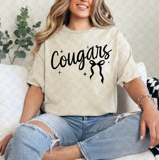 Cougars Bow Mascot 