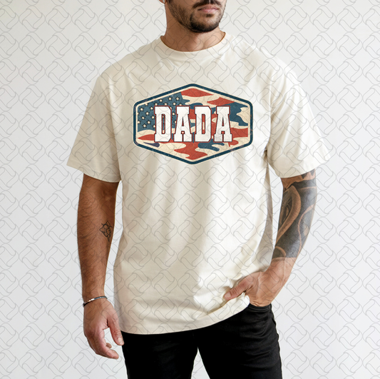 Distressed Patriotic Dada