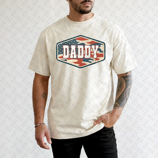 Distressed Patriotic Daddy