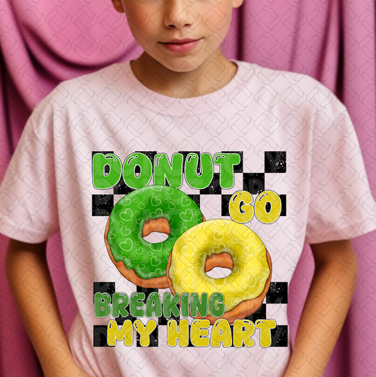 Donut go Breaking my heart (Green & Yellow)