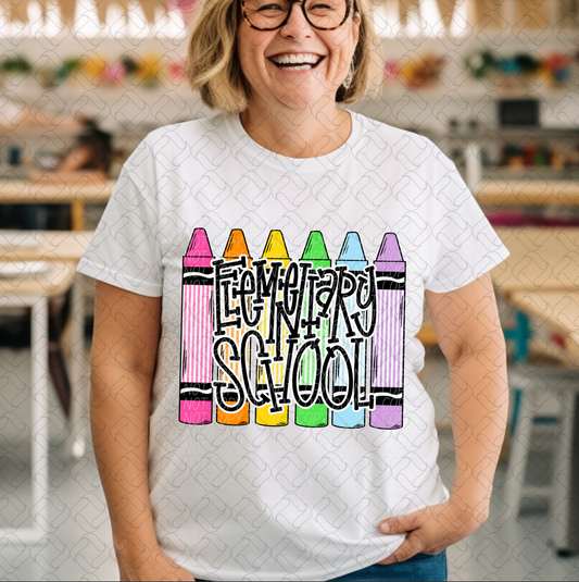 ELEMENTARY SCHOOL CRAYON