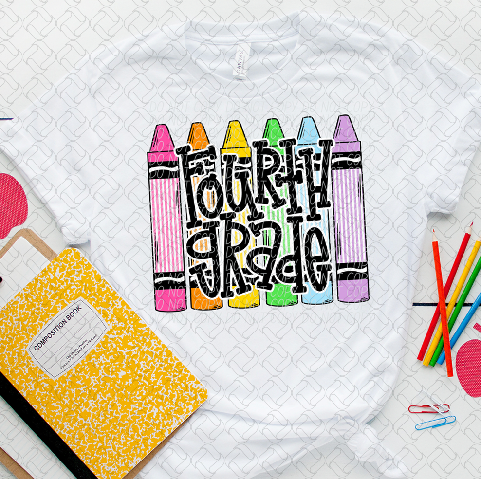 FOURTH GRADE CRAYON