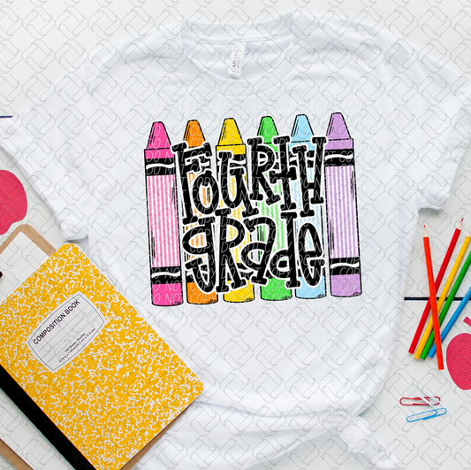 FOURTH GRADE CRAYON