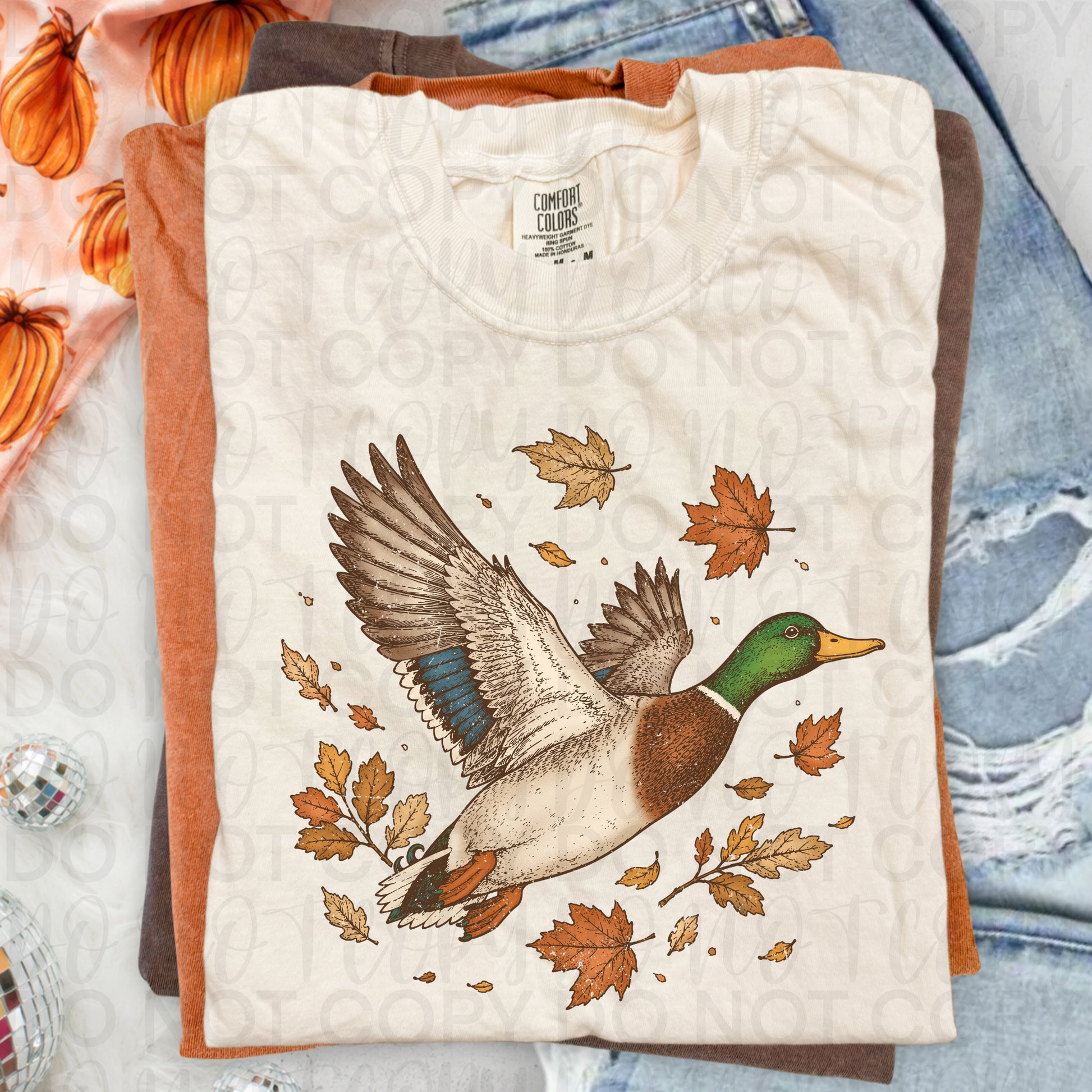 Fall Flying Mallard