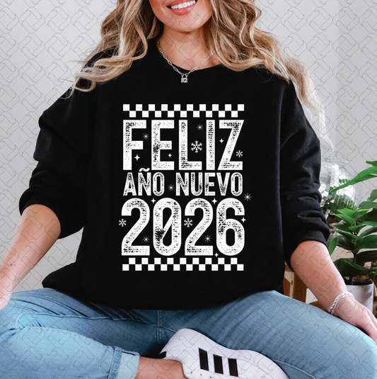 Feliz Año Nuevo 2026 (white)