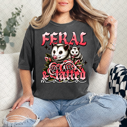 Feral And Tatted Mama