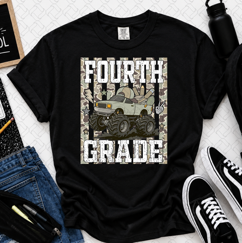 Fourth Grade Camo Back to School