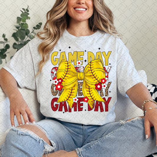 Game Day Bow Softball