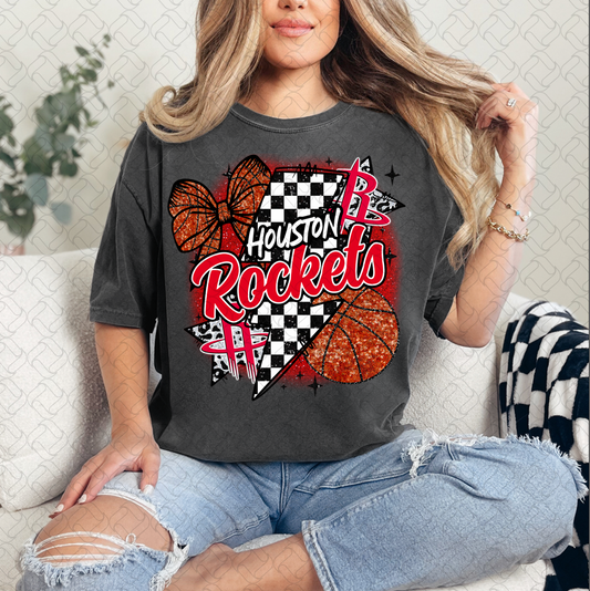 Glitter Houston Rockets