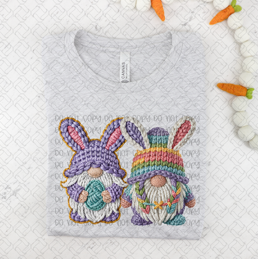 Gnomes Faux Yarn Knit Easter