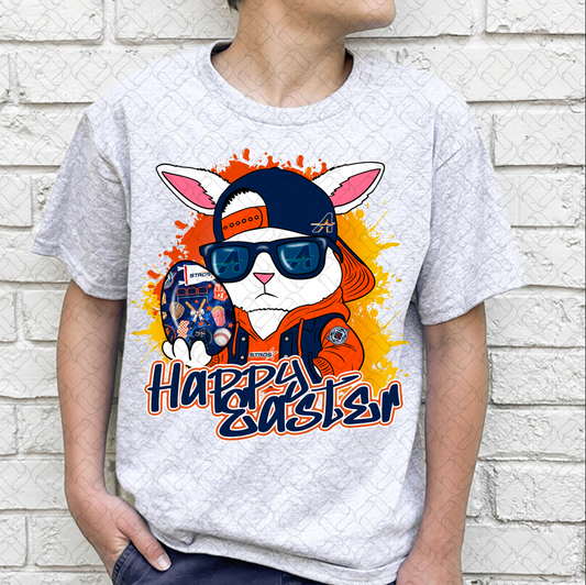 Happy Easter Astros Boy Bunny