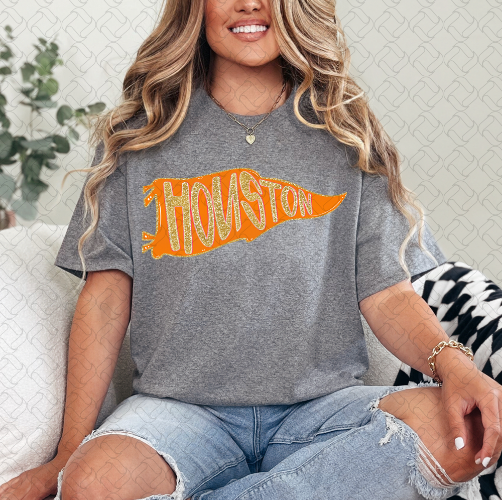 Houston Flag Orange