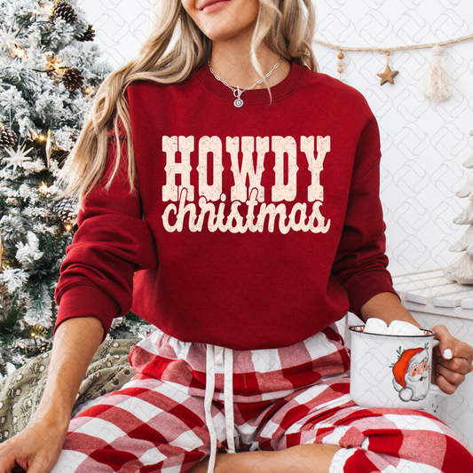 Howdy Christmas in White