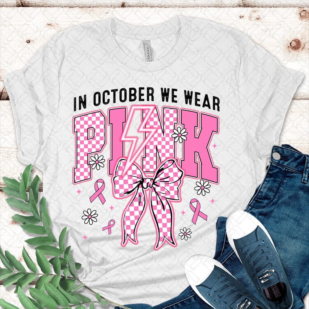 In October We Wear Pink (bow)