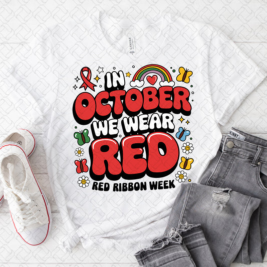 In October we wear Red