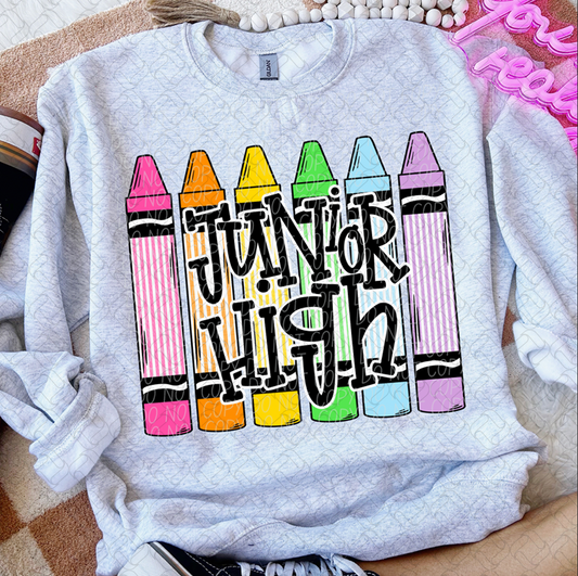 JUNIOR HIGH CRAYON 