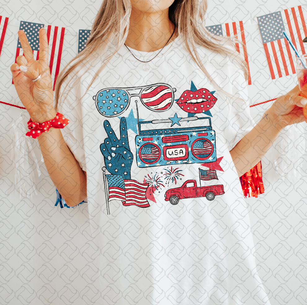 July 4th flag