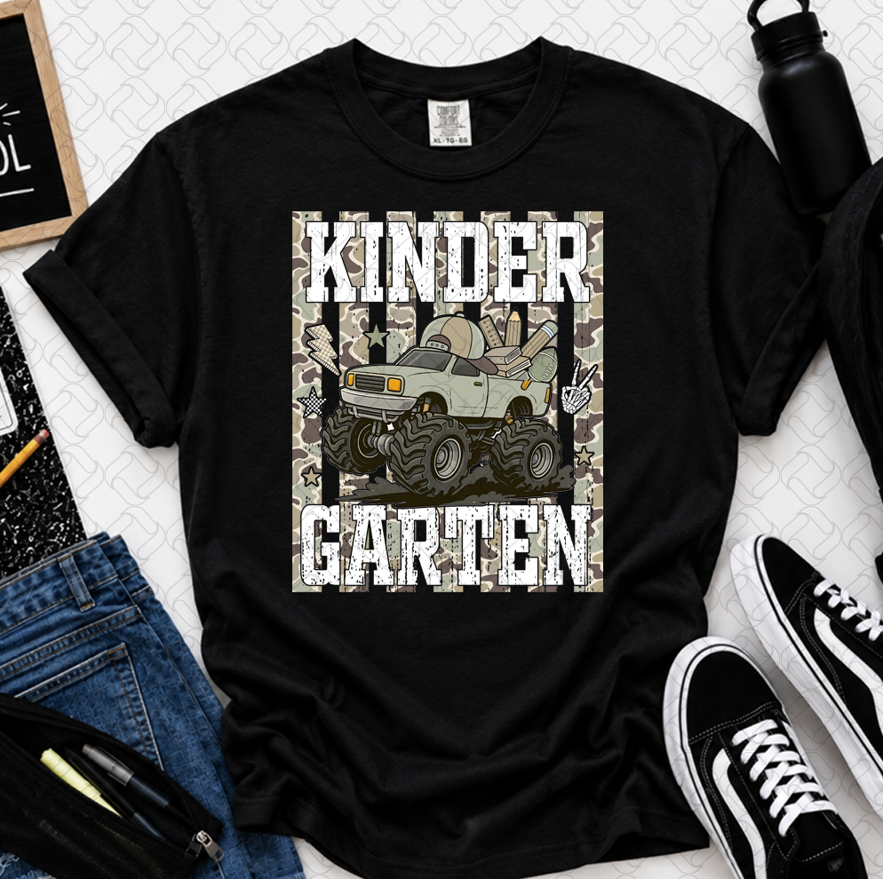 Kindergarten Camo Back to School
