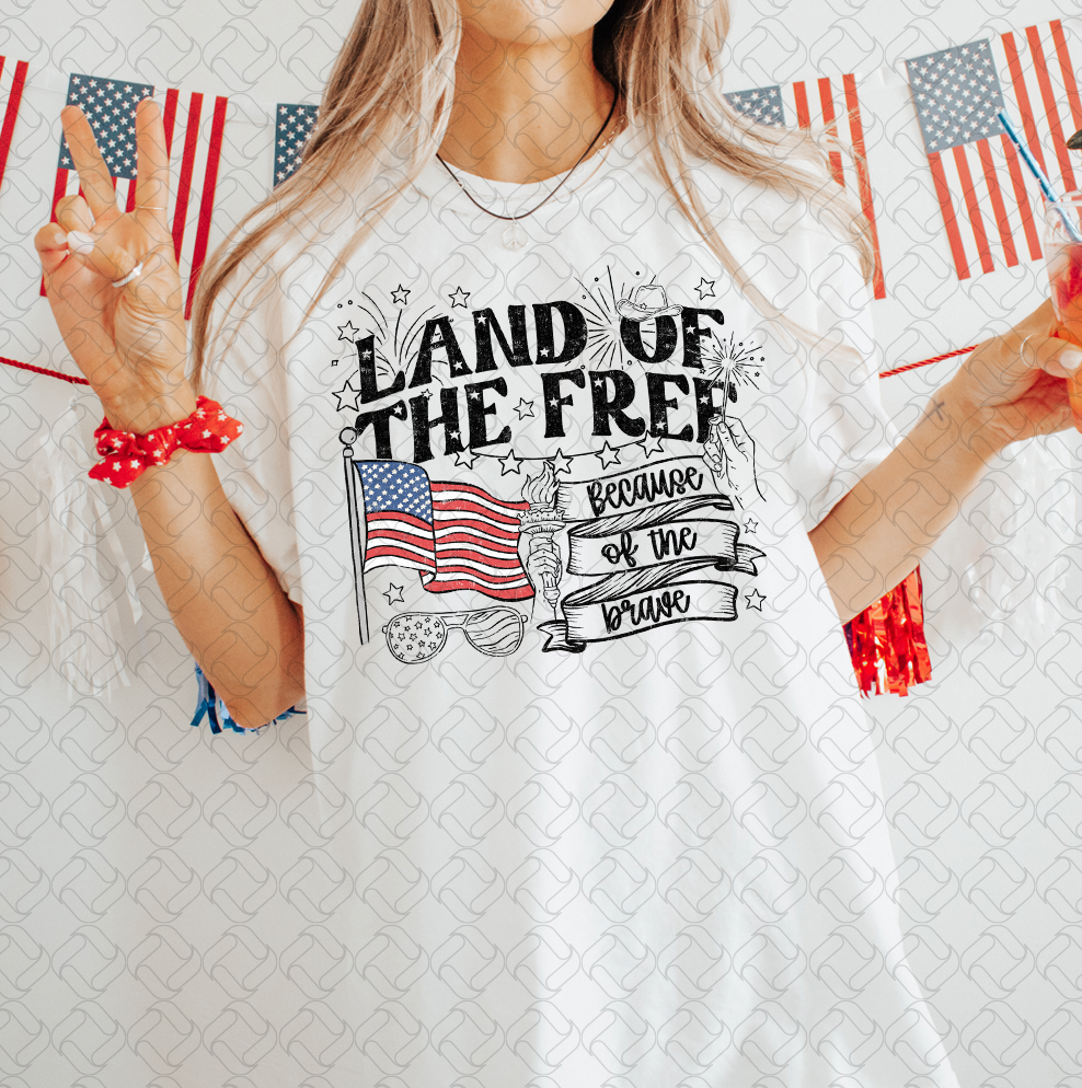 Land of the Free in Black