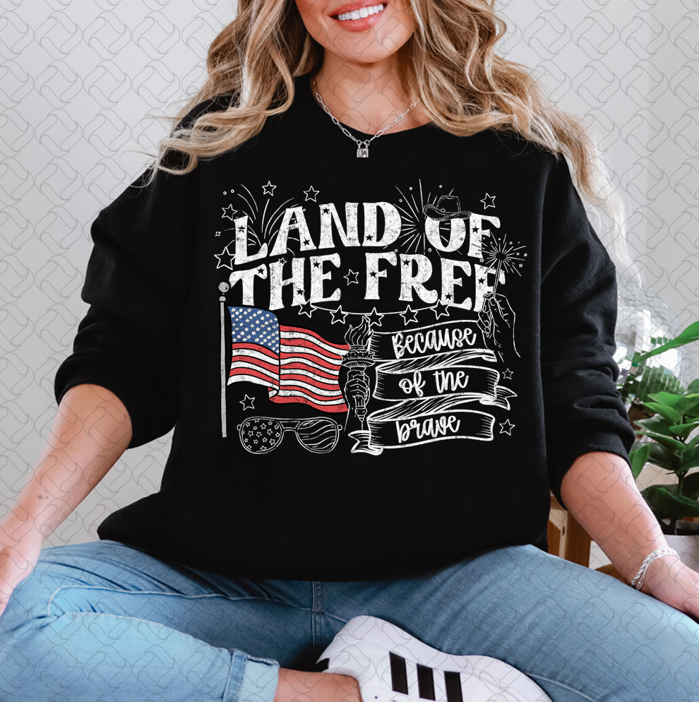 Land of the Free in White