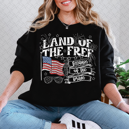 Land of the Free in White