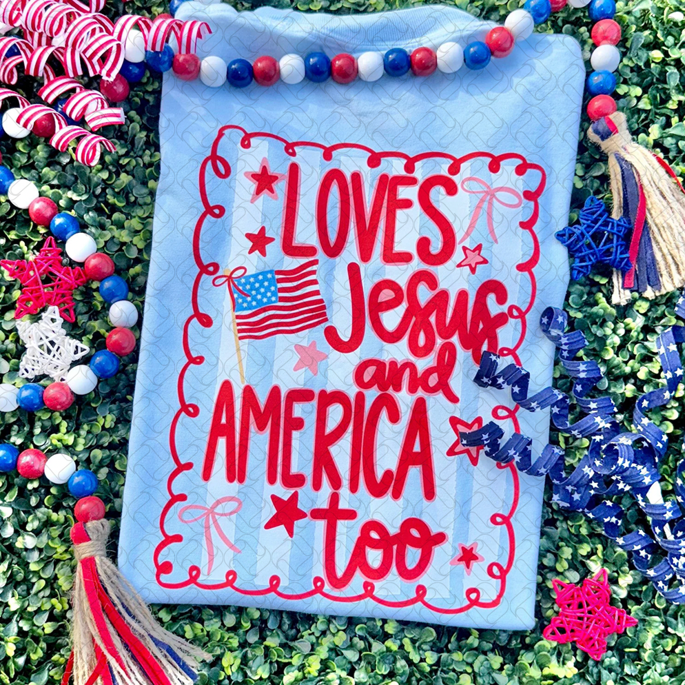 Loves jesus and america too