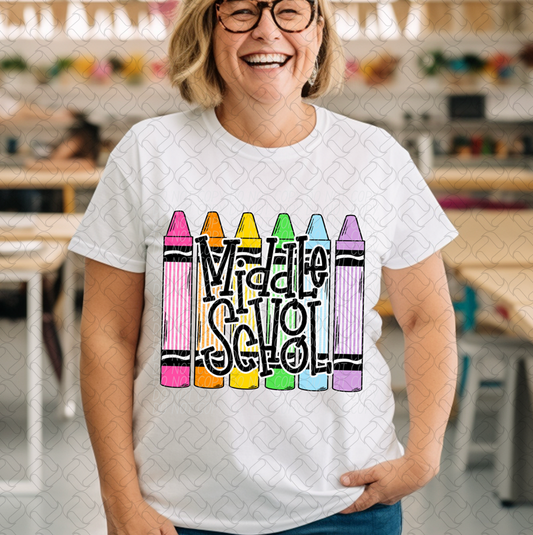 MIDDLE SCHOOL CRAYON