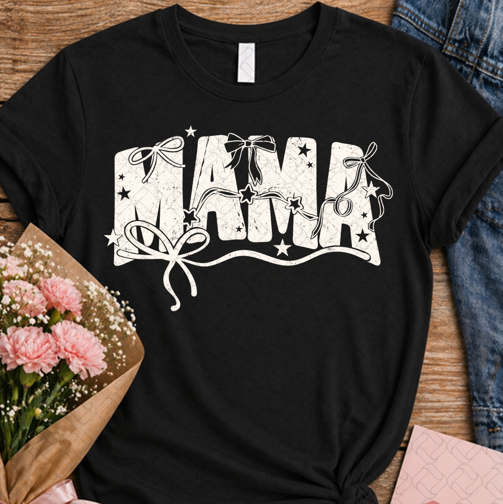 Mama Bows in White
